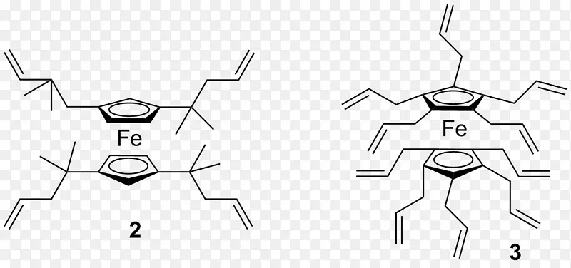 含二茂铁树状大分子化学合成收敛合成