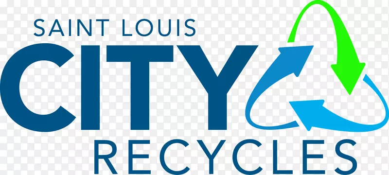 圣路易斯市回收圣路易斯垃圾区。查理斯县密苏里州标志回收