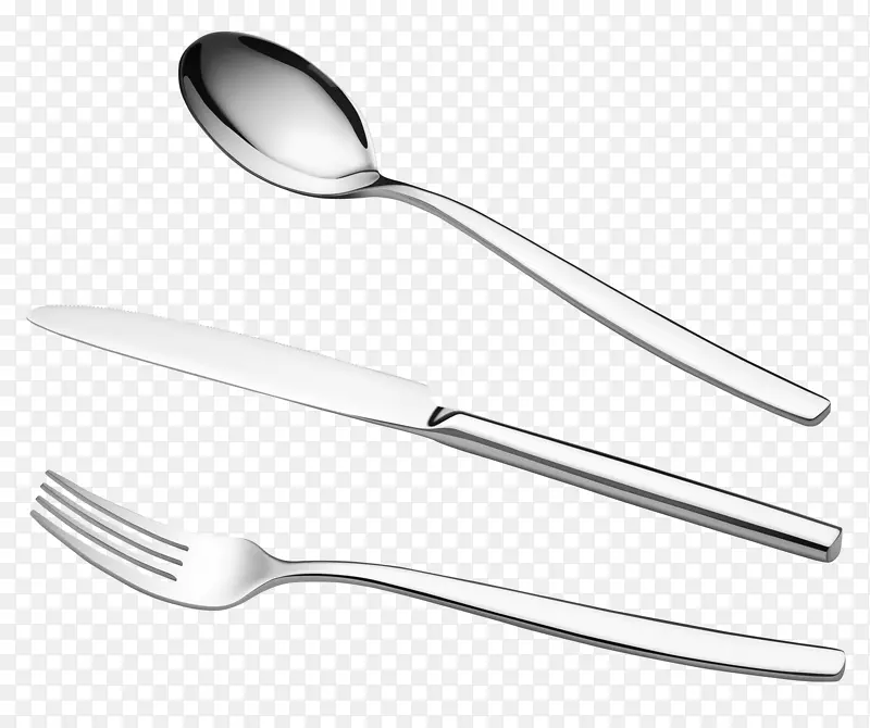 汤匙叉餐具图形餐具-免费资源