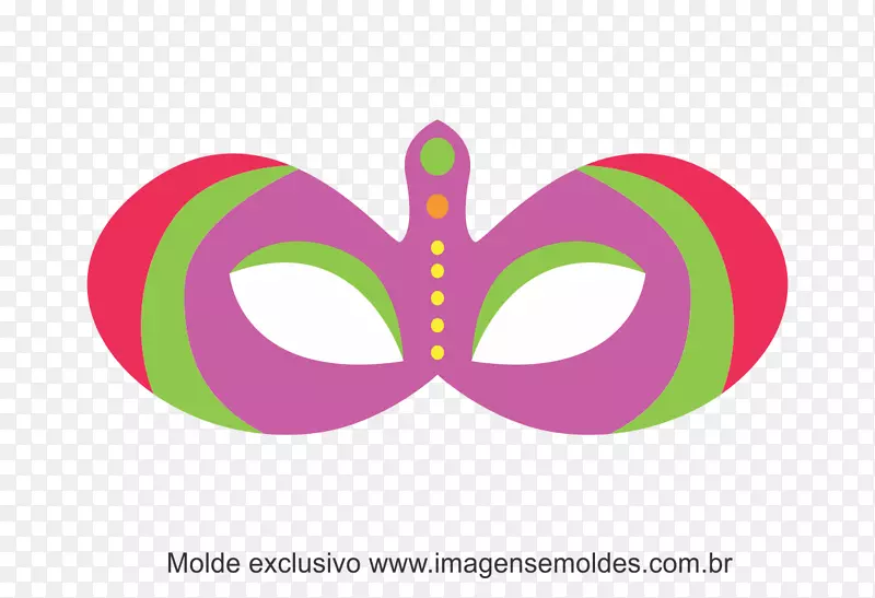狂欢节面具手感徽标-Aline模型