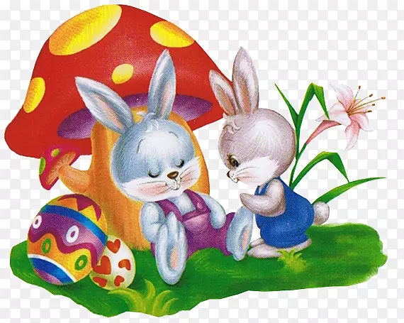 复活节兔子剪贴画兔子