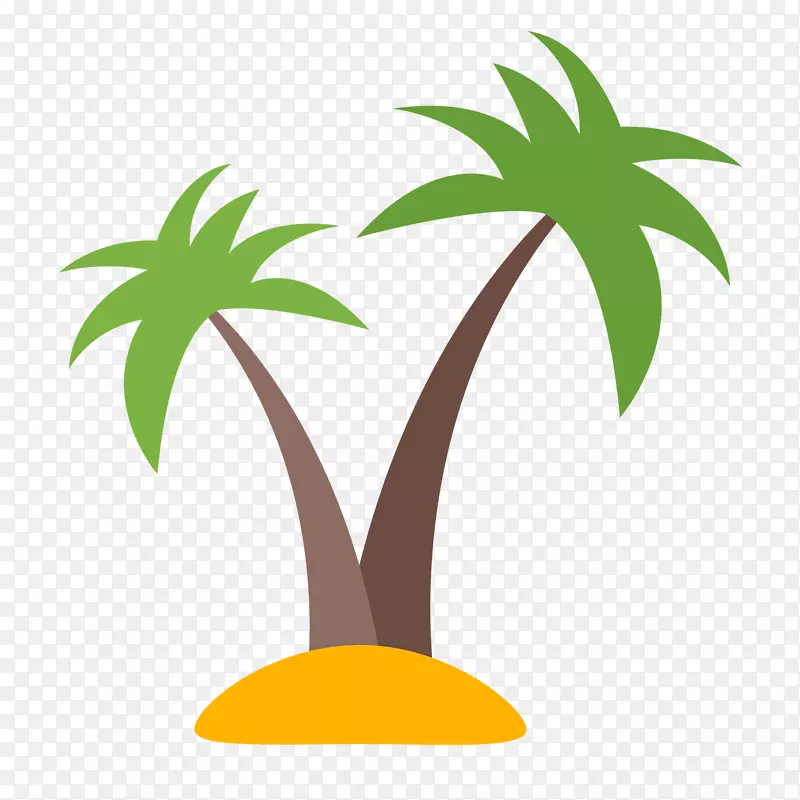 棕榈树，外滩，皇家海滩-玛蒂拉海滩