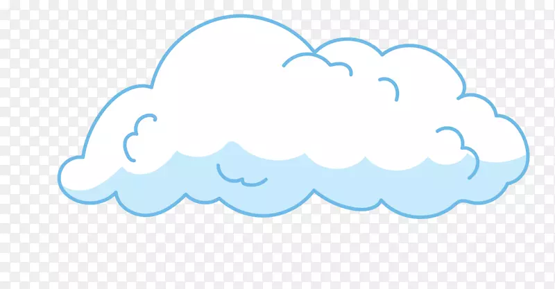 微软天蓝色云计算剪贴画桌面壁纸线