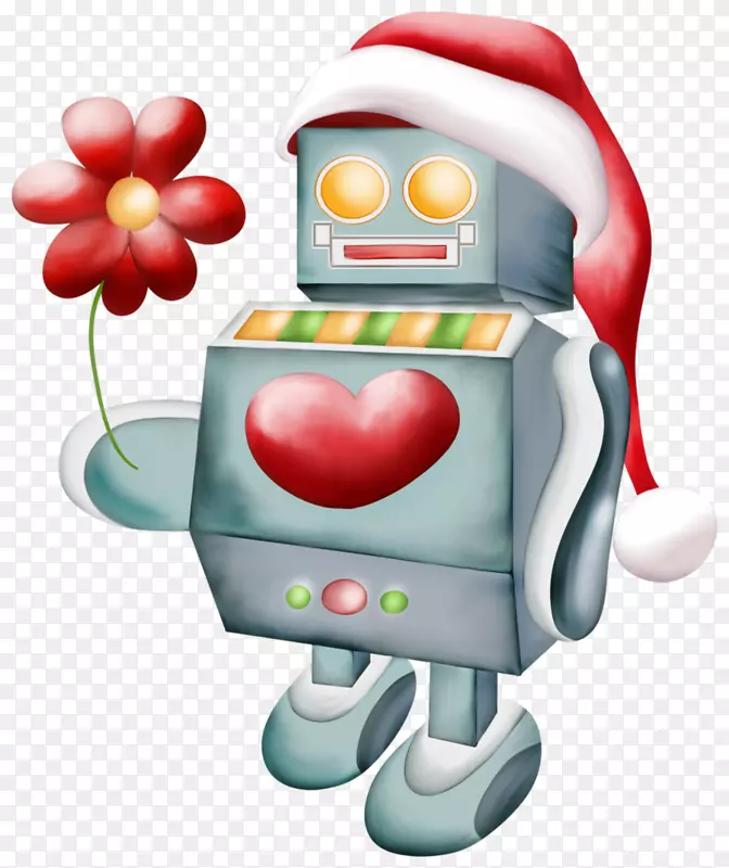 机器人图像png图片节日圣诞节-圣诞节
