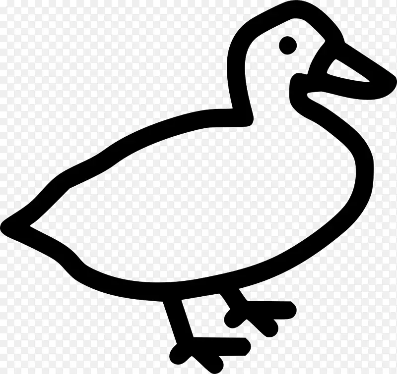 鹅鸭计算机图标剪辑艺术可伸缩图形.鹅