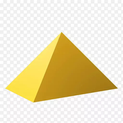 三角形产品设计金字塔-多边形象形图