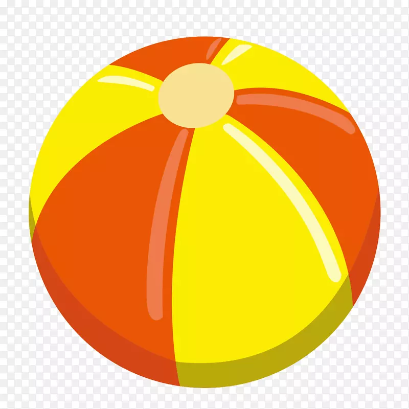 球圈彩色橙色图