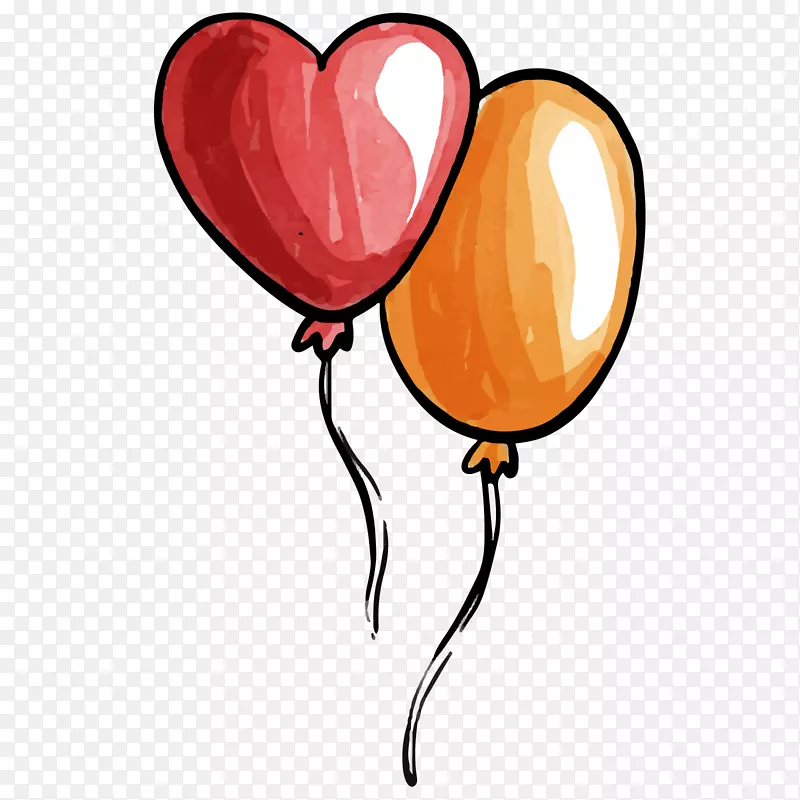 气球png图片情人节心脏图像-出售情人节