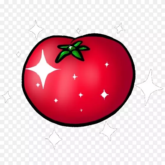 番茄剪贴画草莓圣诞装饰品圣诞日-番茄