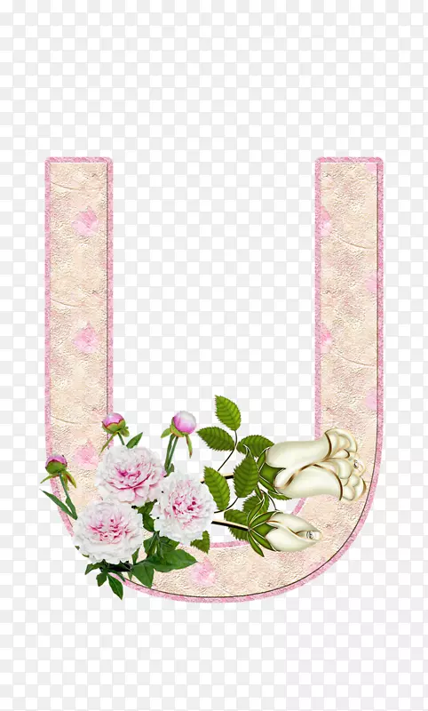 花卉设计字母花字母表图像-花