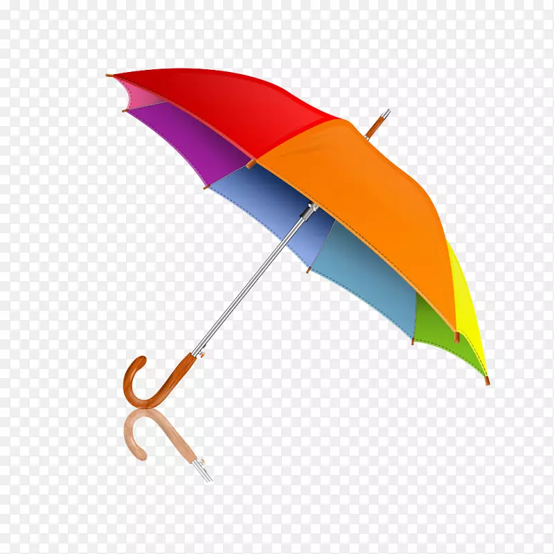 雨伞摄影色彩免费插画-阳伞顶