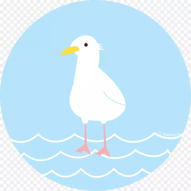 鸟夹艺术鸟嘴线微软天蓝色绘画图标