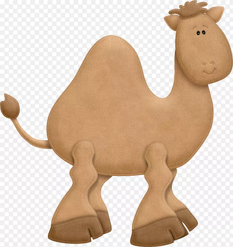 骆驼剪贴画圣诞图案圣诞生日场景-骆驼