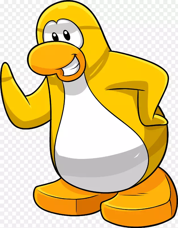 企鹅俱乐部企鹅鸟脊椎动物黄色眼睛企鹅-阿米加旗帜