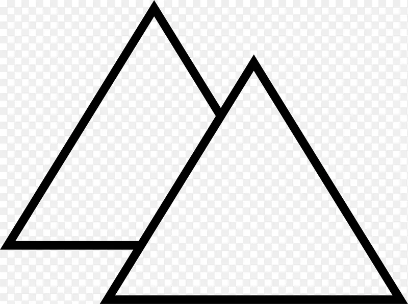 图形计算机图标金字塔符号三角形金字塔