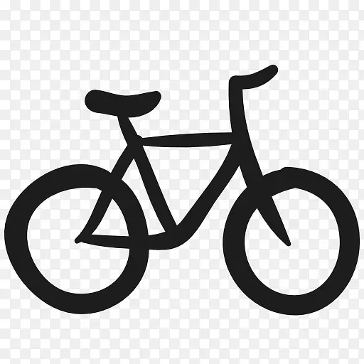 图形计算机图标自行车剪贴画插图-BikeMi