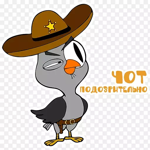 猫头鹰Pusheen贴纸电报图像-OWL