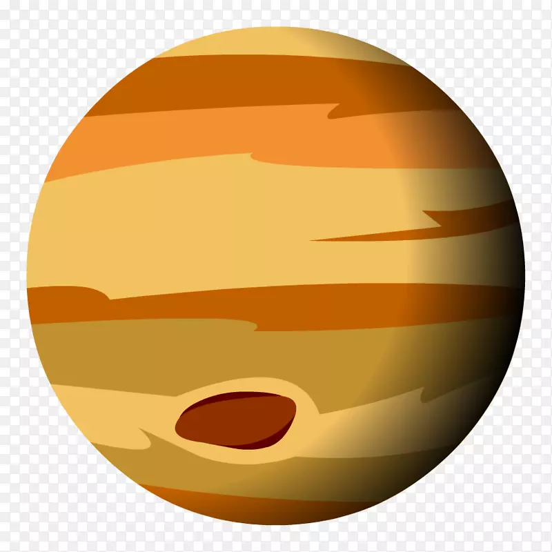 木星剪贴画行星土星太阳系-木星轮廓