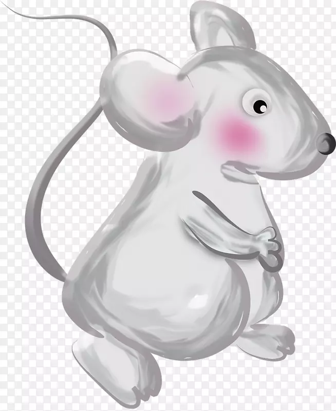 大鼠电脑鼠标剪贴画-大鼠