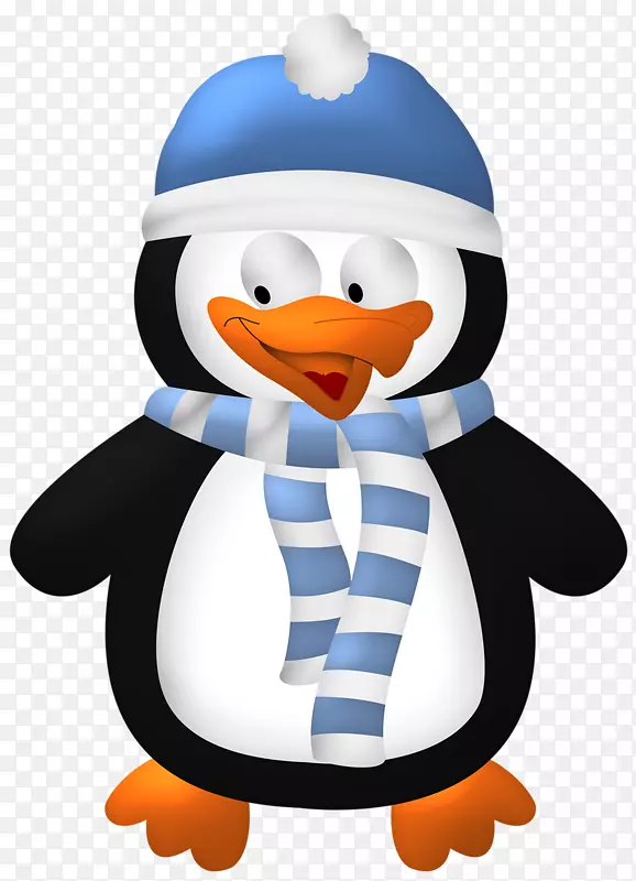 企鹅剪贴画圣诞日图片圣诞老人-企鹅