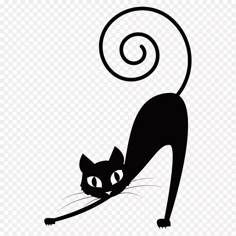 黑猫万圣节服装图片-Siyah Kedi yavrusu