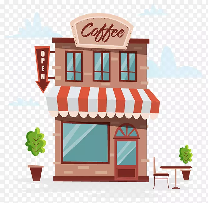咖啡厅咖啡店茶叶图形.咖啡
