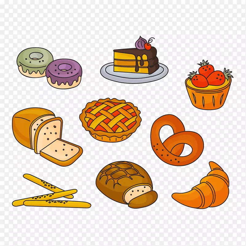 面包图形面包-美味食品