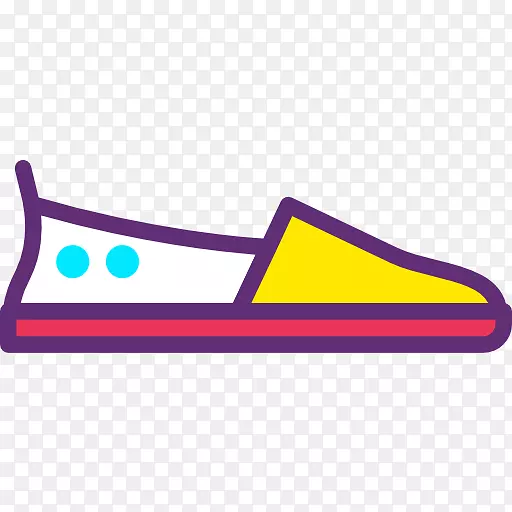 滑动鞋计算机图标可伸缩图形服装.游船图标