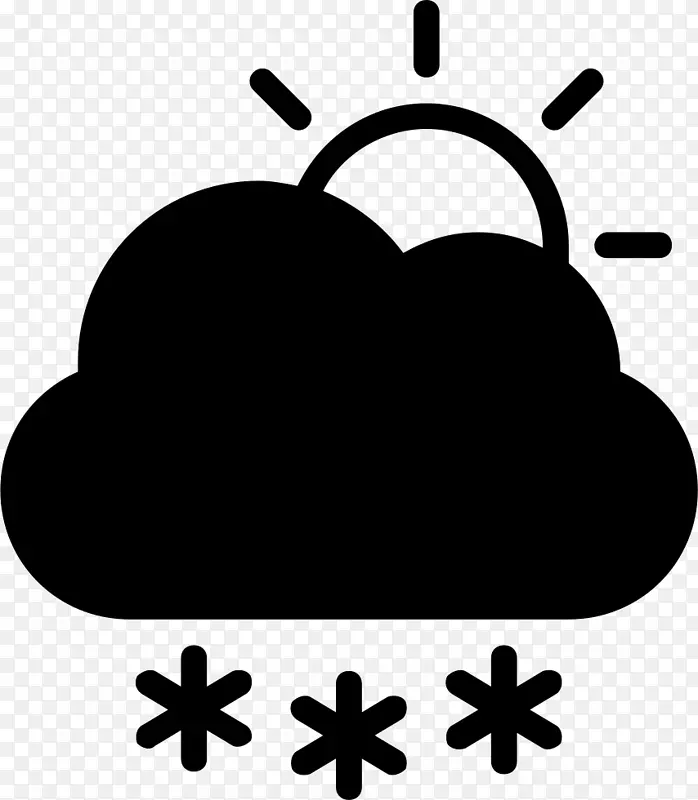 天气剪贴画图片雪电脑图标-符号杜日