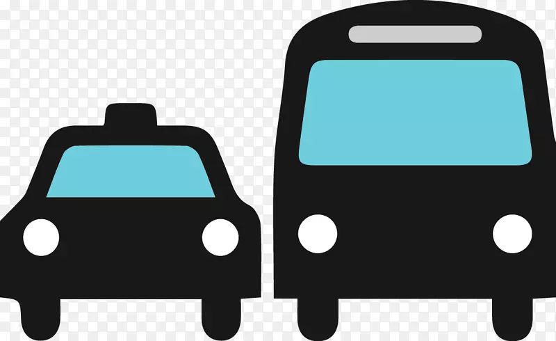 巴士剪贴画：运输、铁路运输-巴士