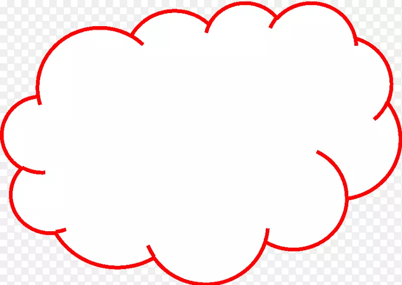 着色书云计算绘图雨云