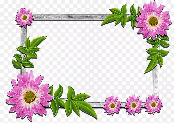 剪贴画边框花卉画框花卉设计.努亚边框
