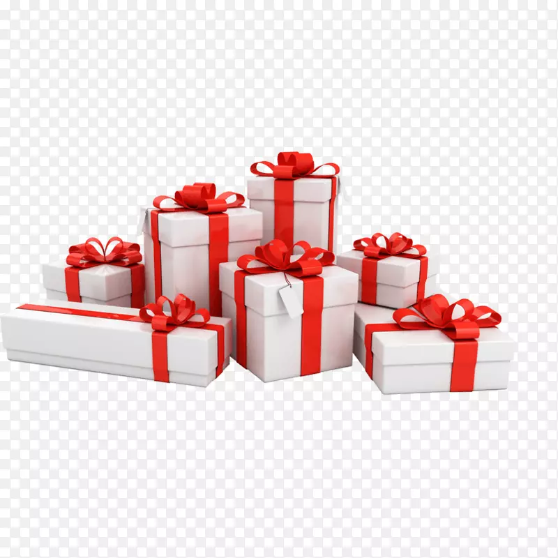 圣诞节礼物包装png图片节日礼品篮