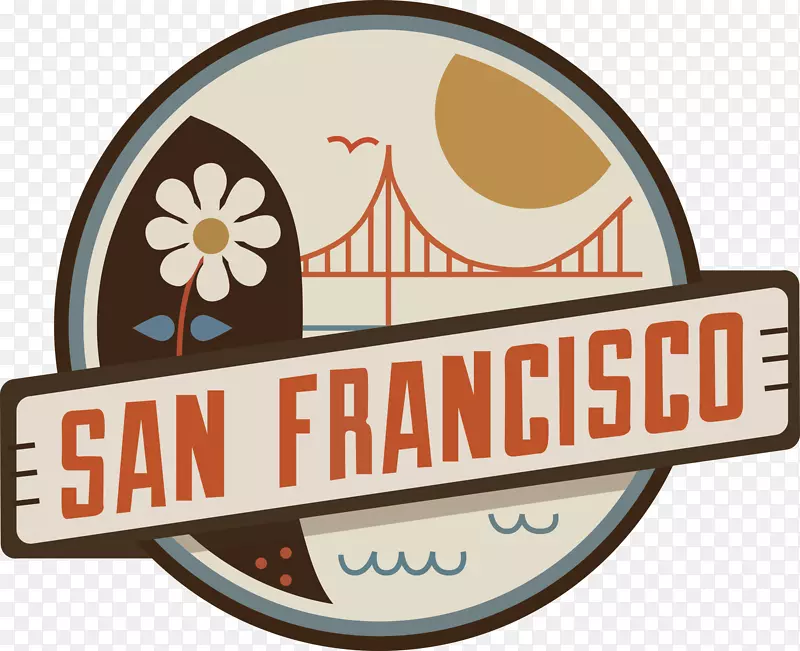 旧金山标志产品设计-运动图标