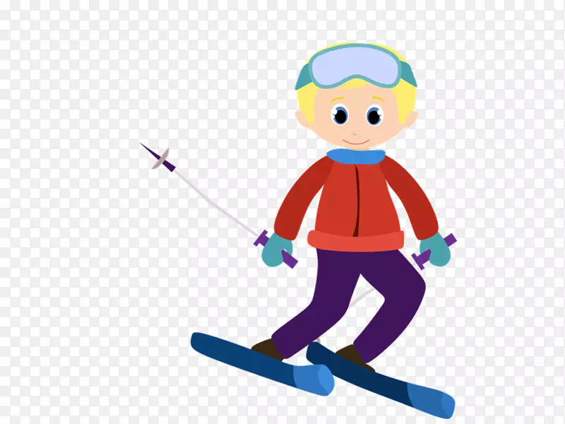 高山滑雪剪贴画越野滑雪