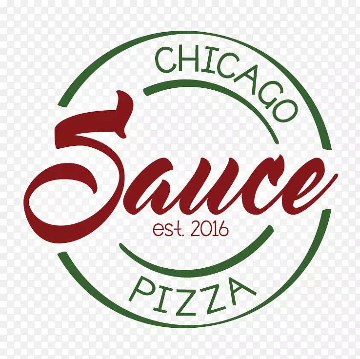 芝加哥式比萨饼商标-过夜徽章
