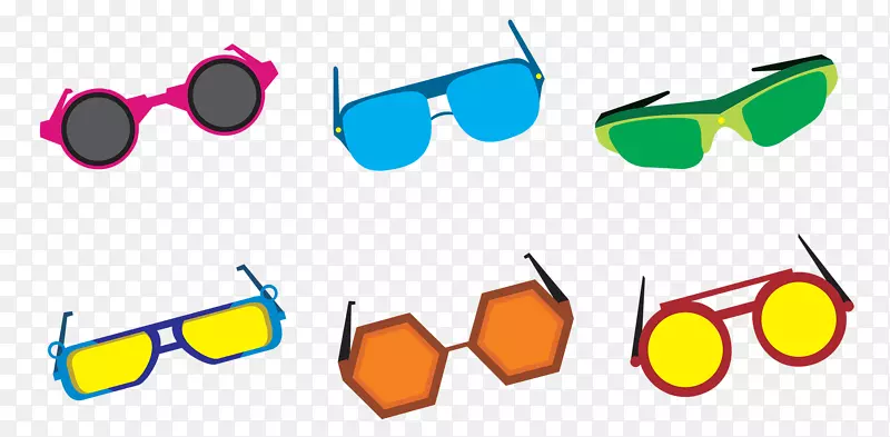太阳镜剪辑艺术时尚极化滤镜-可爱的眼镜