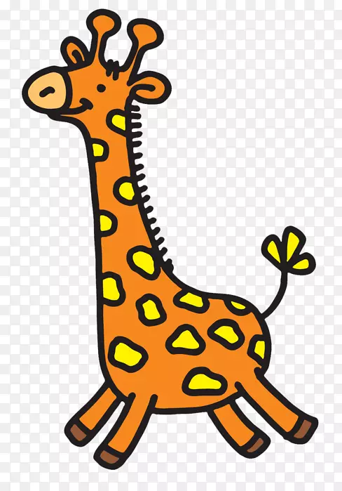 剪贴画日记博客png图片刺绣-giraf剪影