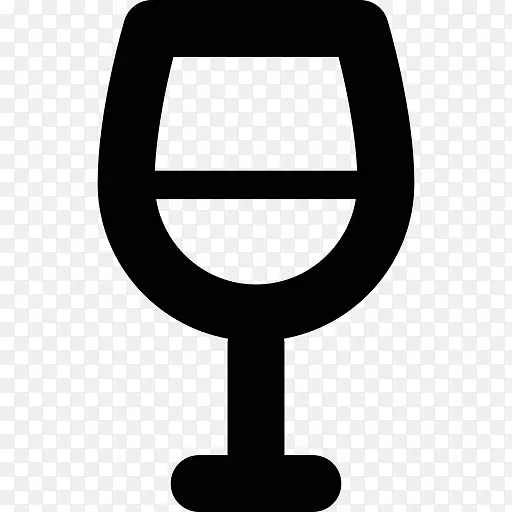 酒杯食品电脑图标.葡萄酒