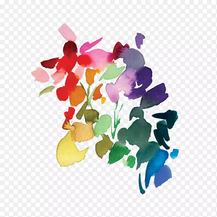 花卉设计花象绘画抽象艺术花