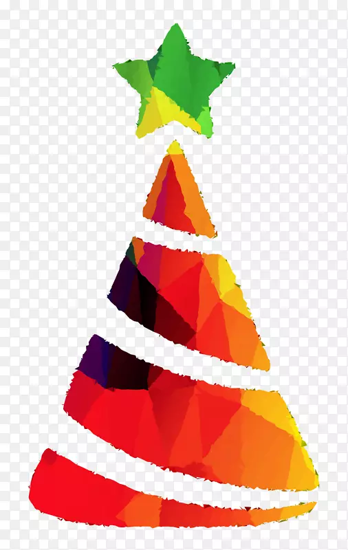 圣诞树圣诞节圣诞装饰品夹艺术圆锥体