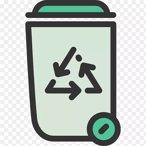 回收符号纸回收箱废物回收状态