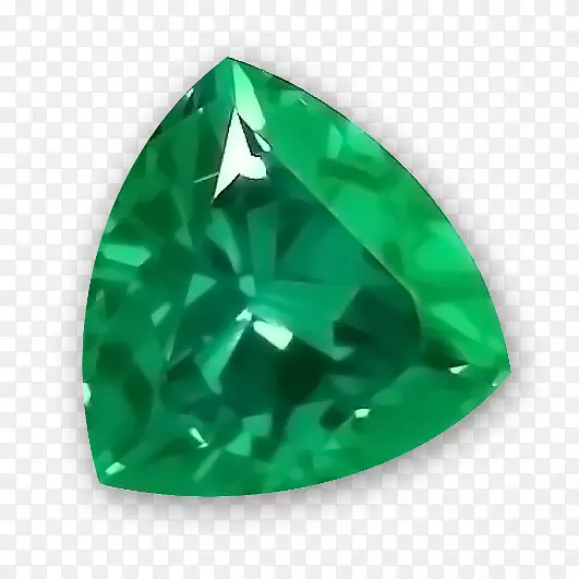 翡翠绿宝石绿宝石戒指-翡翠