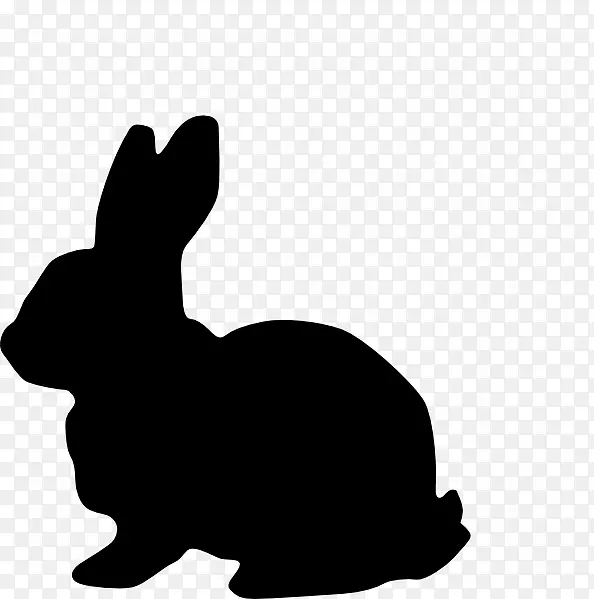 兔子复活节兔子图形剪贴画兔子