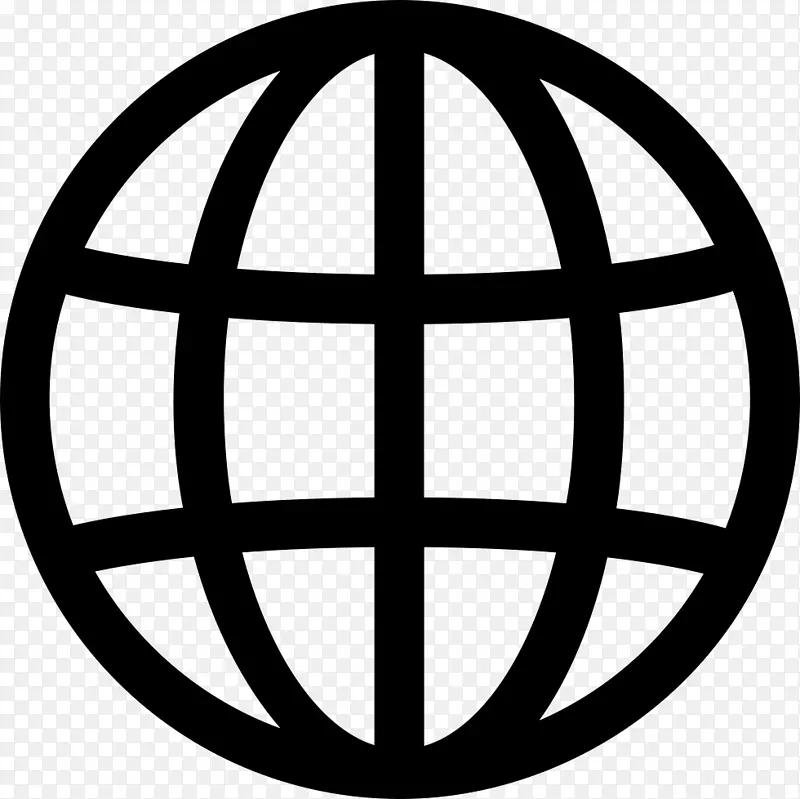 全球计算机图标可伸缩图形-地球仪