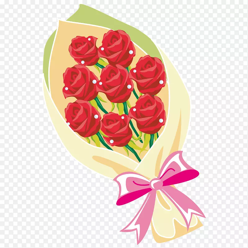 花束剪贴画图形玫瑰
