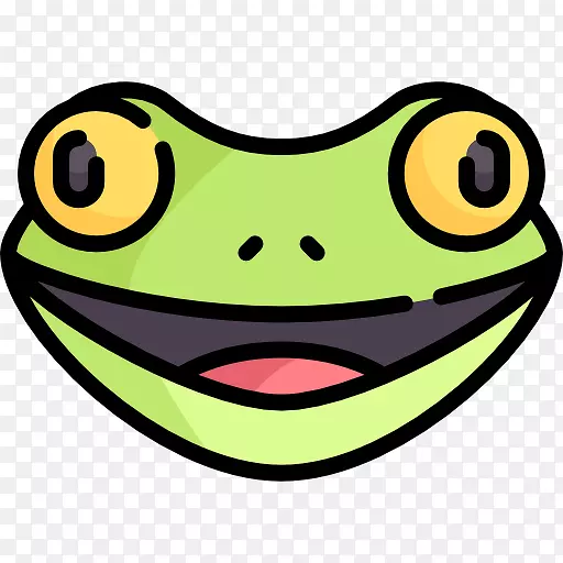 蟾蜍真正的青蛙剪贴画笑脸青蛙