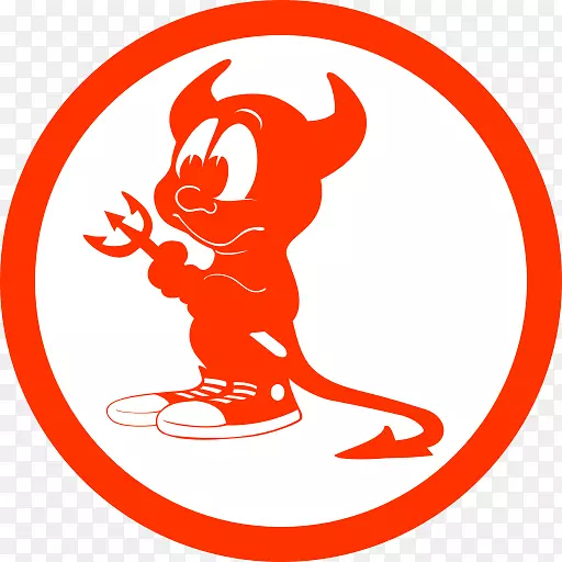 BSD守护进程FreeBSD Berkeley软件分发计算机图标-FreeBSD邮票