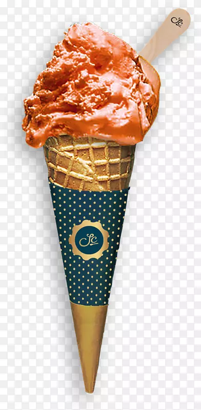 南方魅力冰糕巧克力冰淇淋锥-冰淇淋