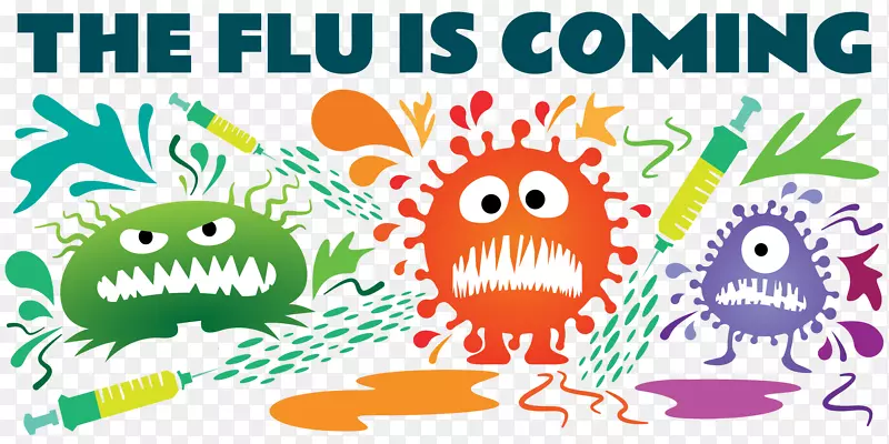 流感样疾病流感季节健康症状-流感传单